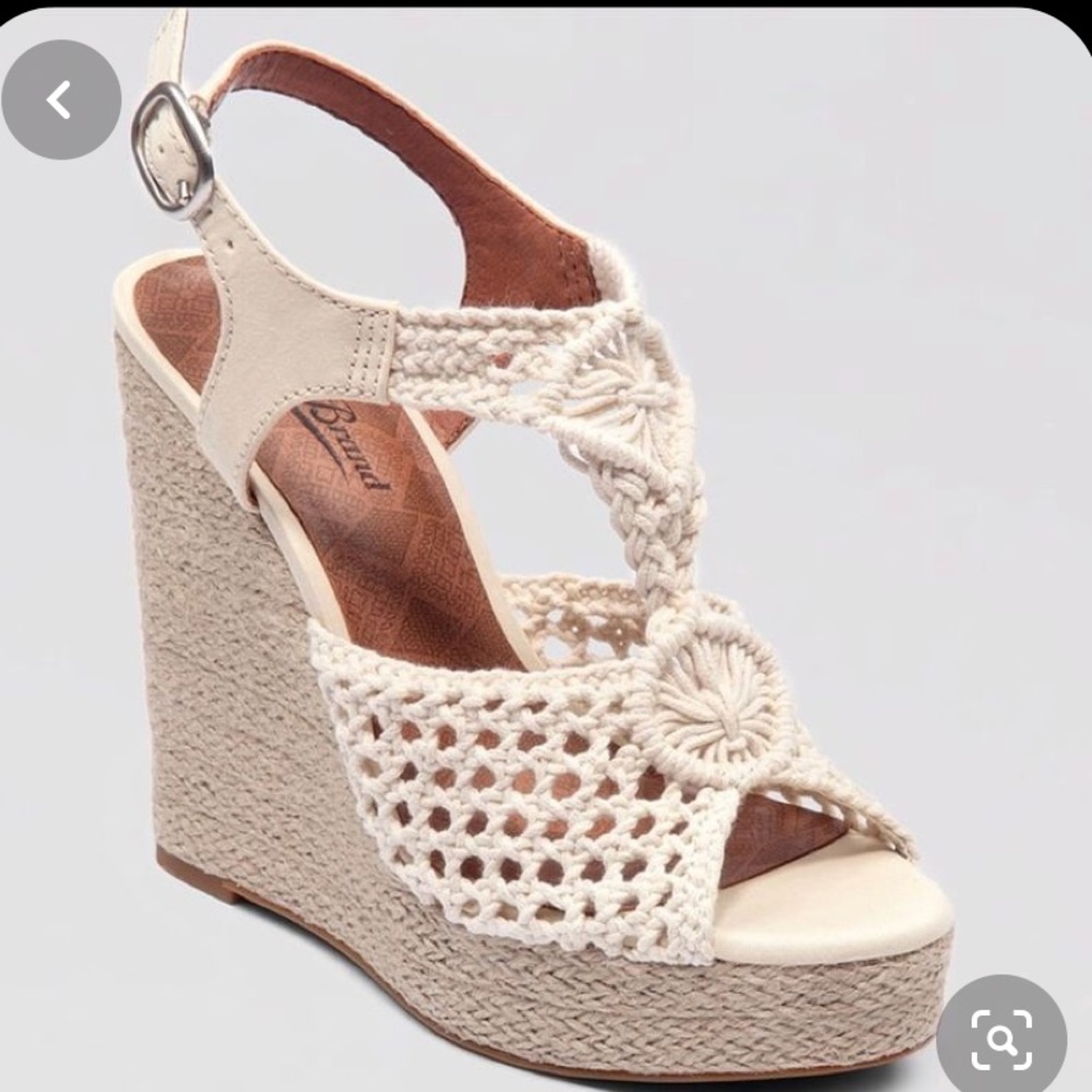 Lucky brand wedge heels